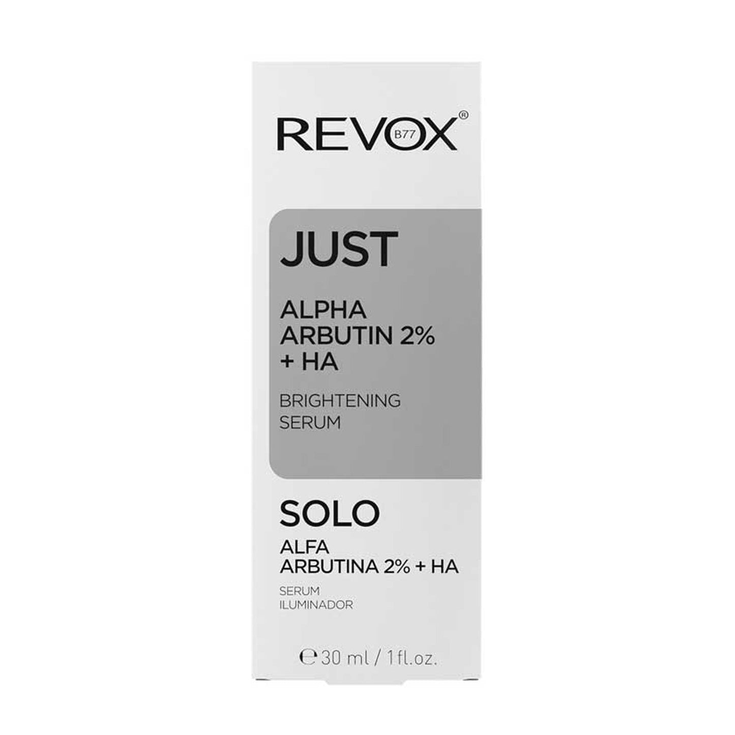 Revox B77 JUST Alpha Arbutin 2% + HA