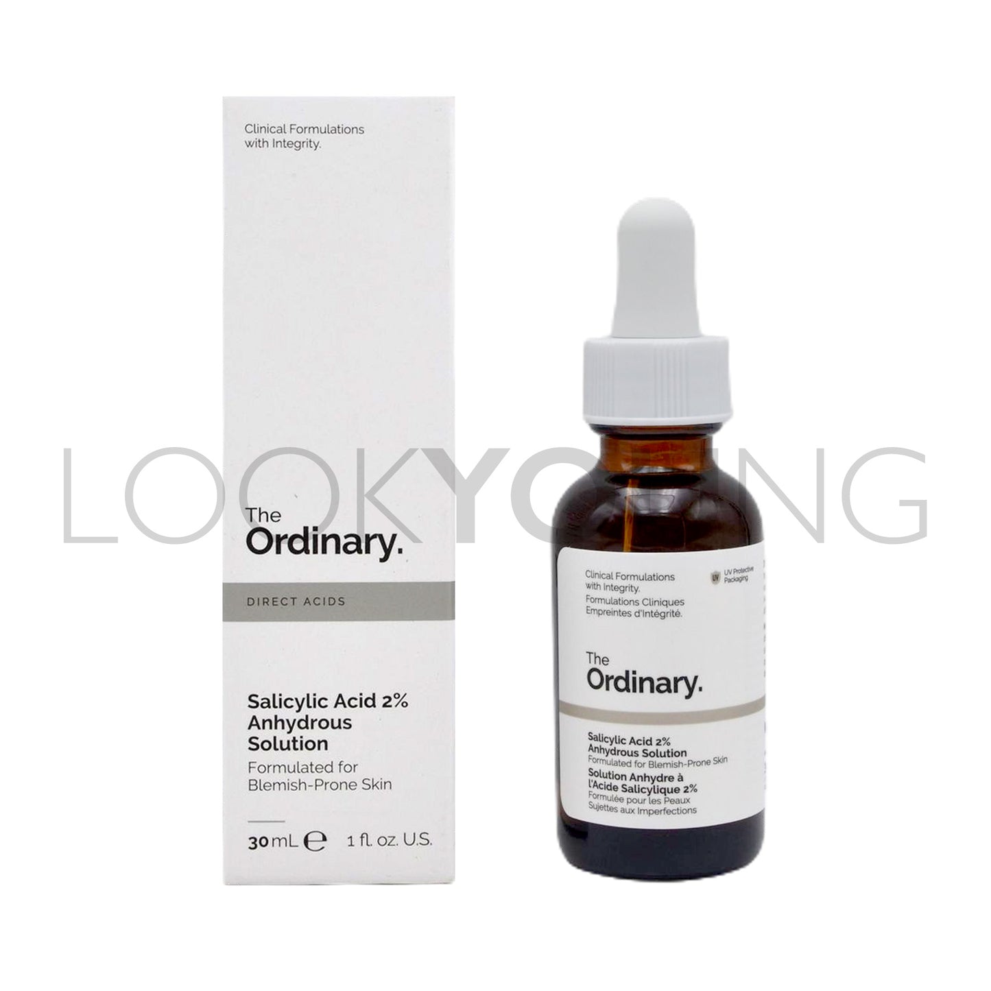 Solution anhydre 2 % d'acide salicylique The Ordinary 30 ml